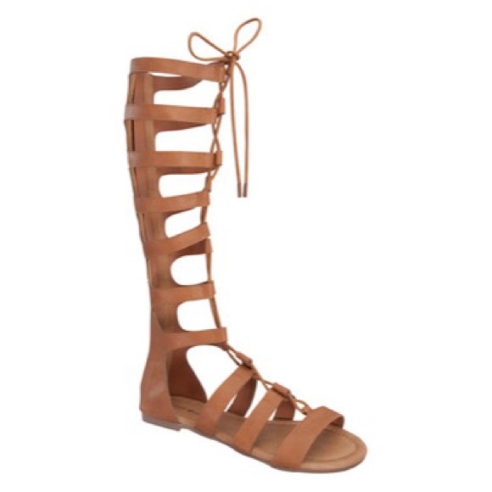 Brand new Top Moda Long Lace Up Gladiator Sandal